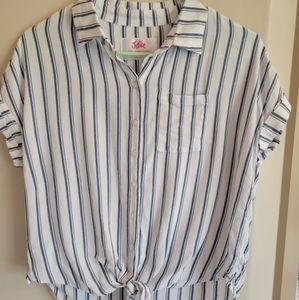 Justice button down shirt.  EUC